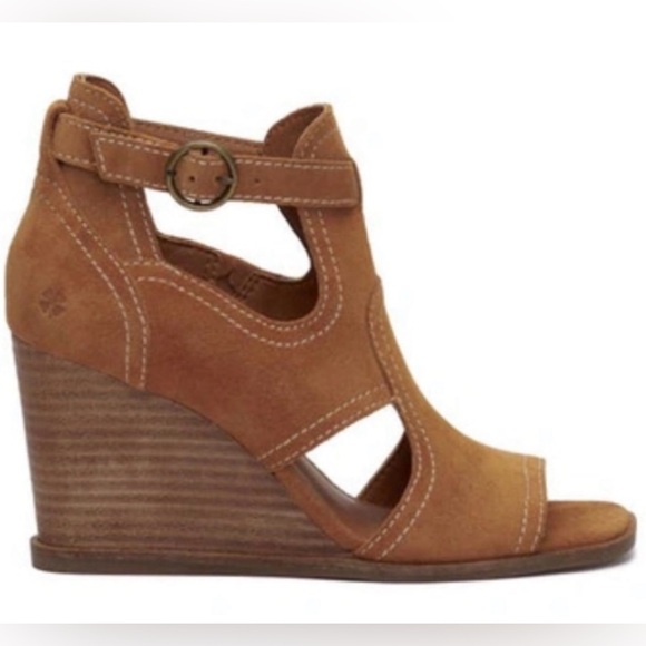 Sold NWT LUCKY BRAND LUKILI WEDGE SANDAL SIZE 9 - Picture 5 of 11